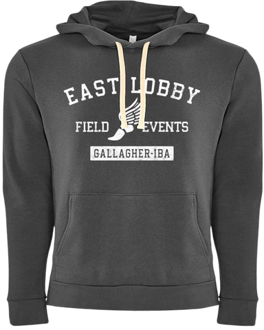 East Lobby hoody white ink