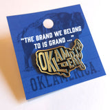 "Oklamerica" enamel pin