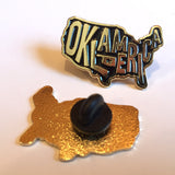 "Oklamerica" enamel pin