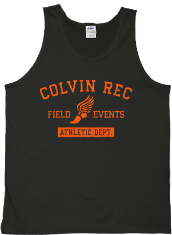 Colvin Rec tank orange ink