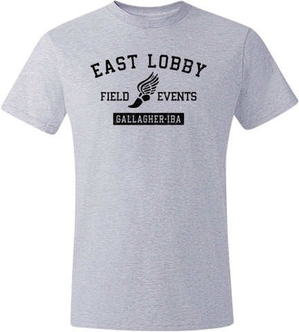 East Lobby tee black ink