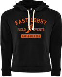 East Lobby hoody orange ink