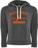 East Lobby hoody orange ink