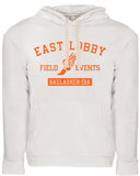 East Lobby hoody orange ink