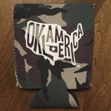 "Oklamerica" koozie