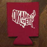 "Oklamerica" koozie