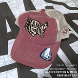 "Oklamerica" Vintage Mesh Snap-Back Cap