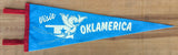 "Visit Oklamerica" retro felt pennant
