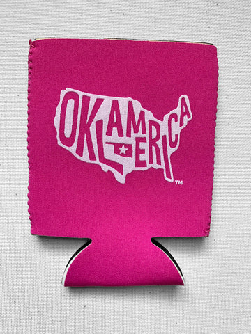 "Oklamerica" koozie