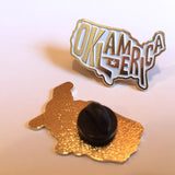 "Oklamerica" enamel pin